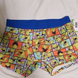 Nickelodeon Rugrats Reptar Green Slim Boxer Briefs
